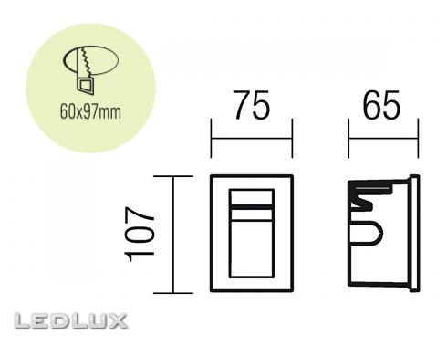 REDO Inner Recessed 9549 LED 4000K