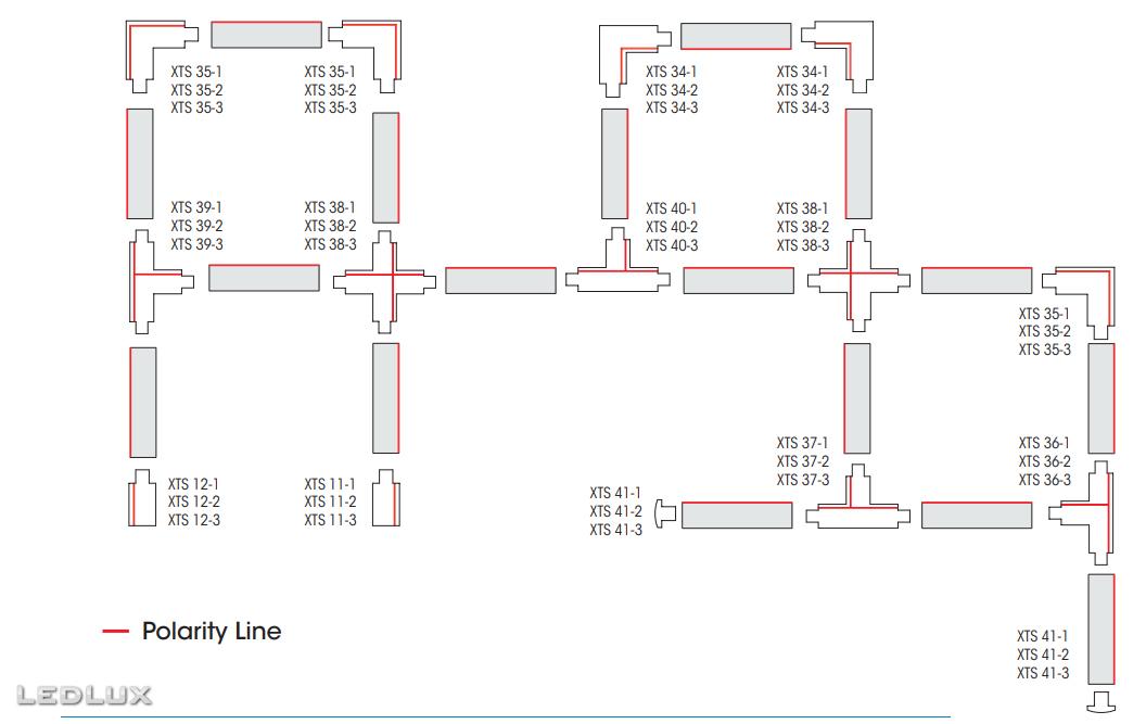 XTS 35-2 L-konektor 3-obvodový čierny