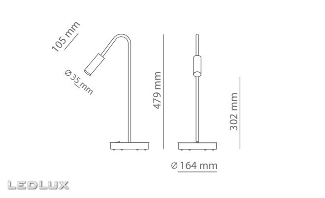 Estiluz VOLTA M-3537-W gold