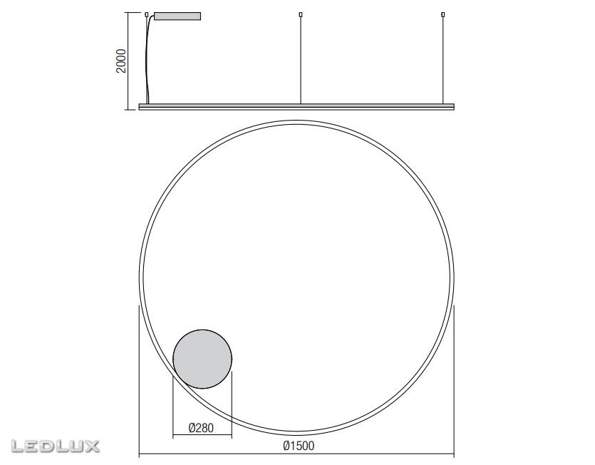 REDO Orbit Single circle 01-1719-DALI