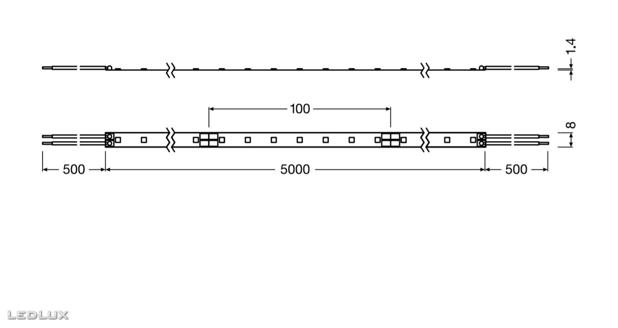 LEDVANCE LED STRIP Performance LS PFM-2000/830/5 (5m)
