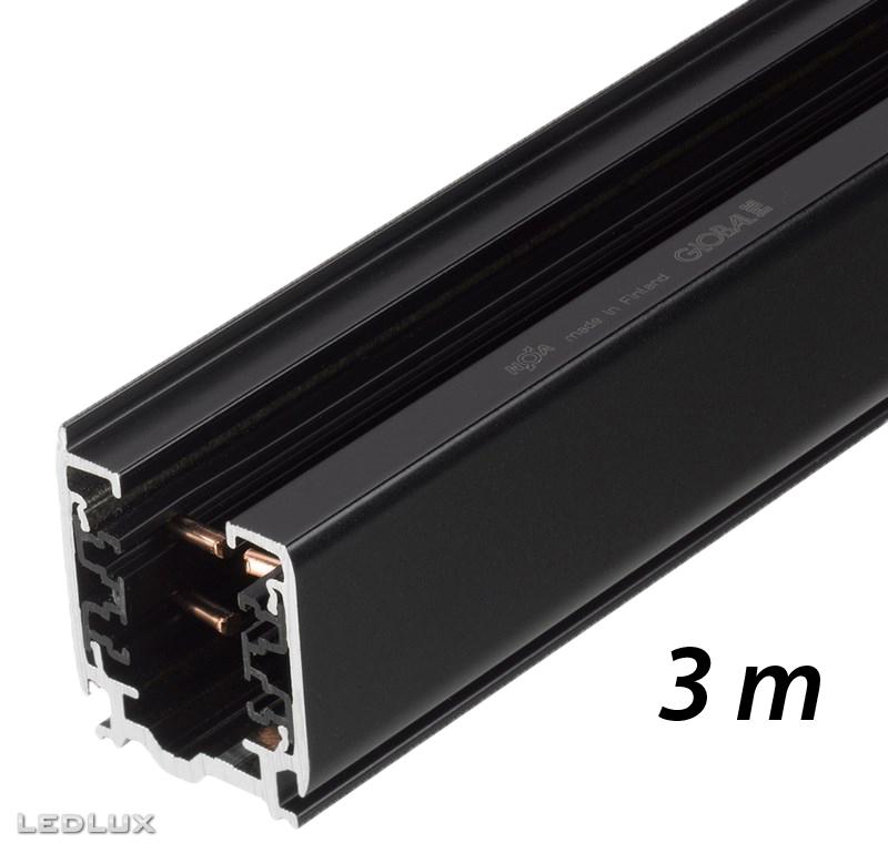 XTS 4300-2, NoA lišta čierna 3m