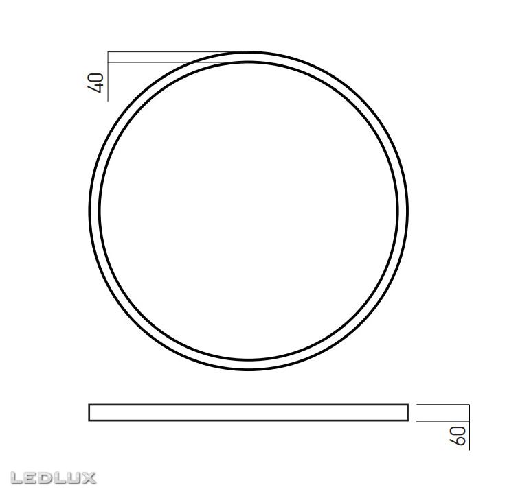 ARELUX XAMBIT surface AM04NW SGD + AM04CBDALI SGD