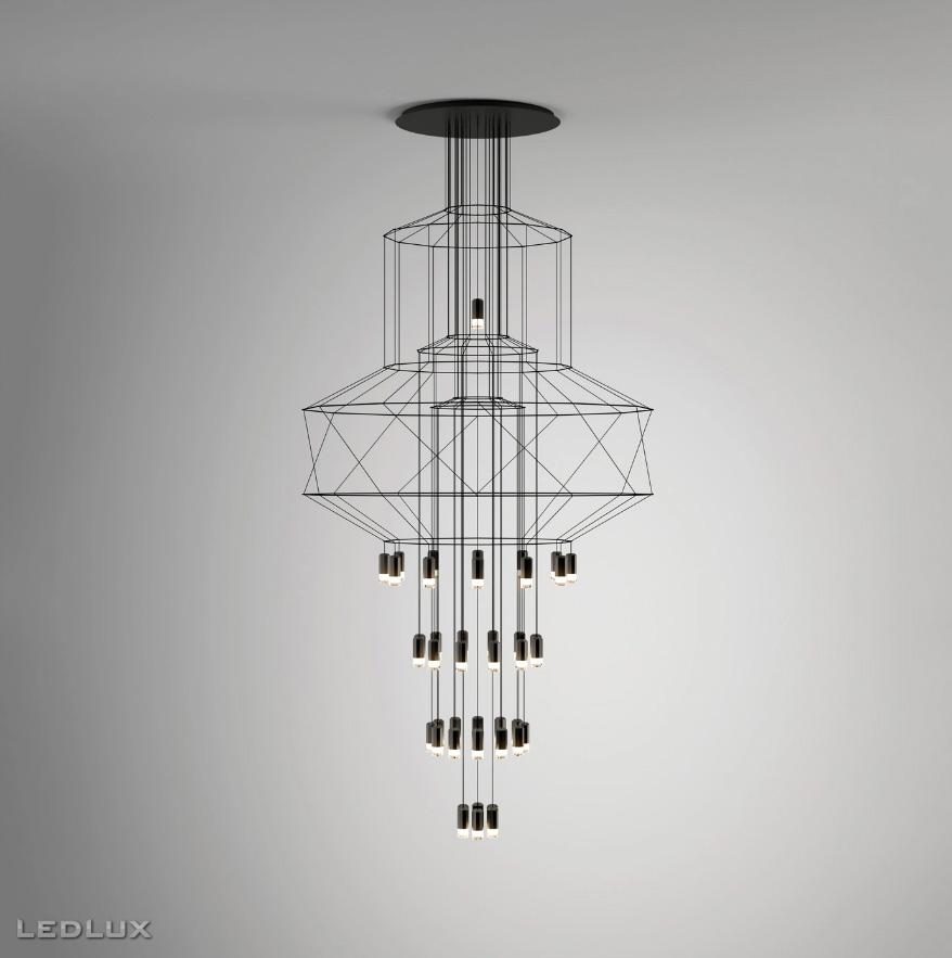 VIBIA Wireflow CHANDELIER 0374 04 /1A LED