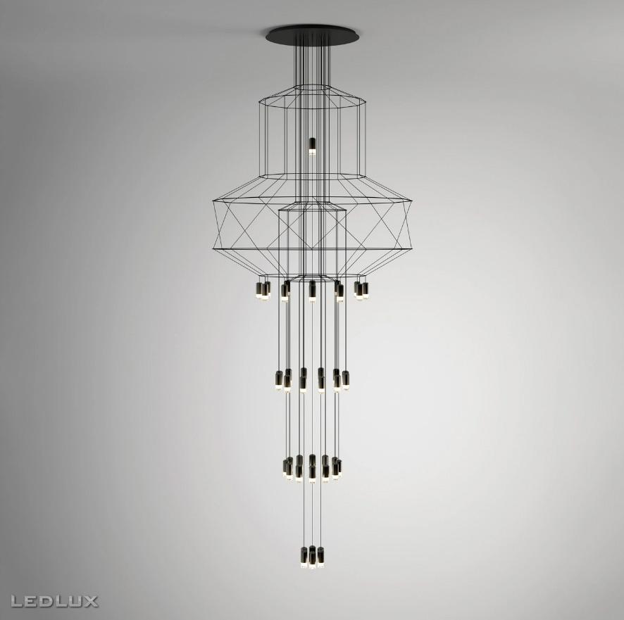 VIBIA Wireflow CHANDELIER 0375 04 /1A LED
