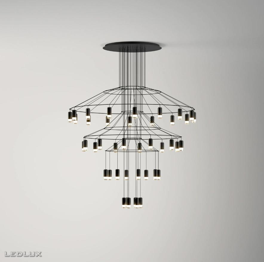 VIBIA Wireflow CHANDELIER 0377 04 /1A LED
