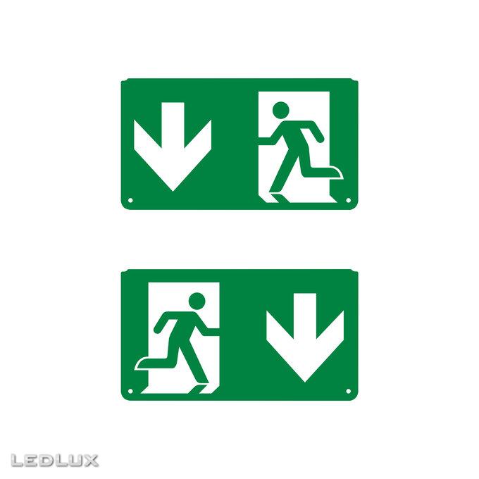 LEDVANCE EM EXIT PICTO DOWN