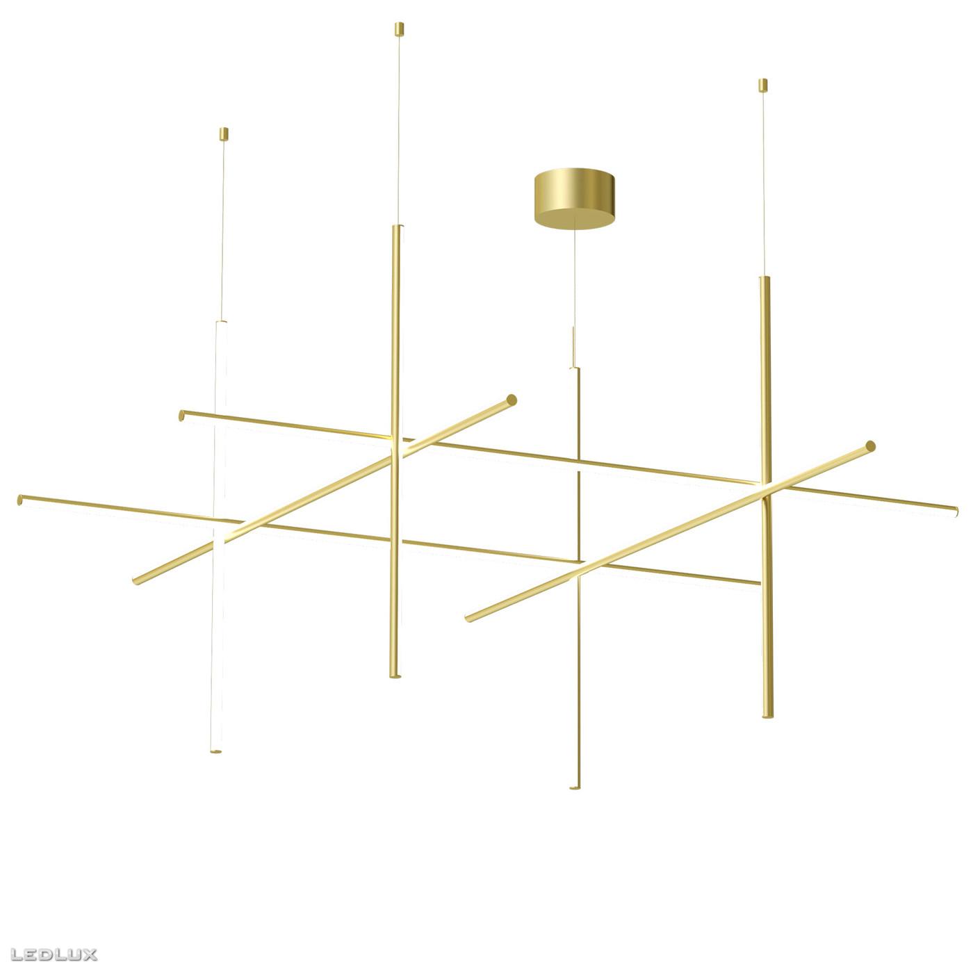 FLOS Coordinates suspension 4 F1854044 (anodized champagne)