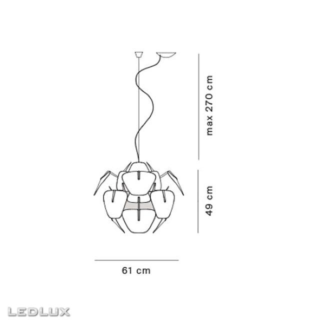 LUCEPLAN HOPE D66/12 Suspension 1D6612S00000