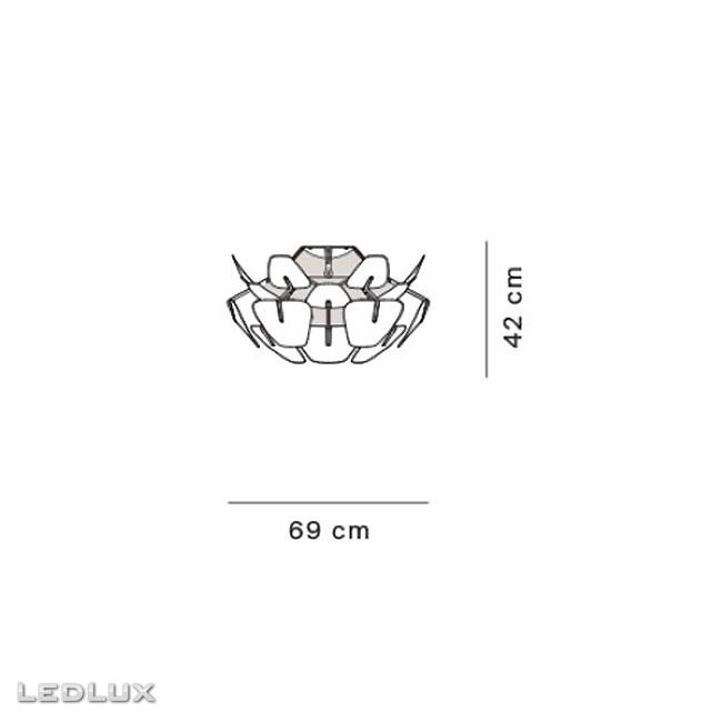LUCEPLAN HOPE D66/12P Ceiling 1D6612P00000