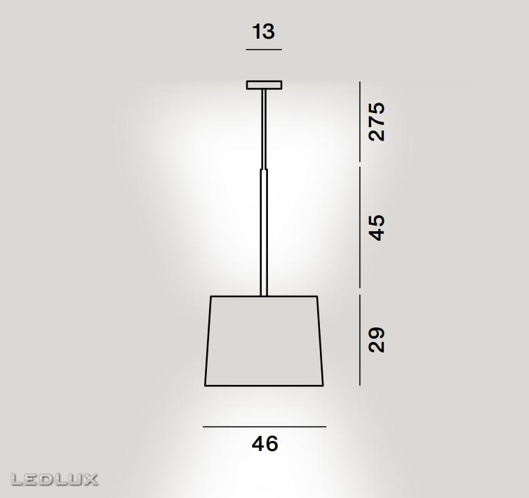 FOSCARINI TWIGGY GRANDE Sospensione FN159007_20 Black