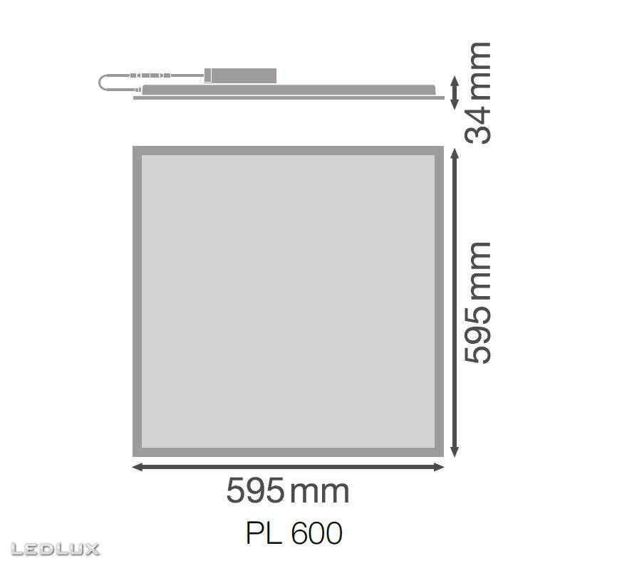 LEDVANCE Panel Compact LED 600 V 33W 4000K UGR<19