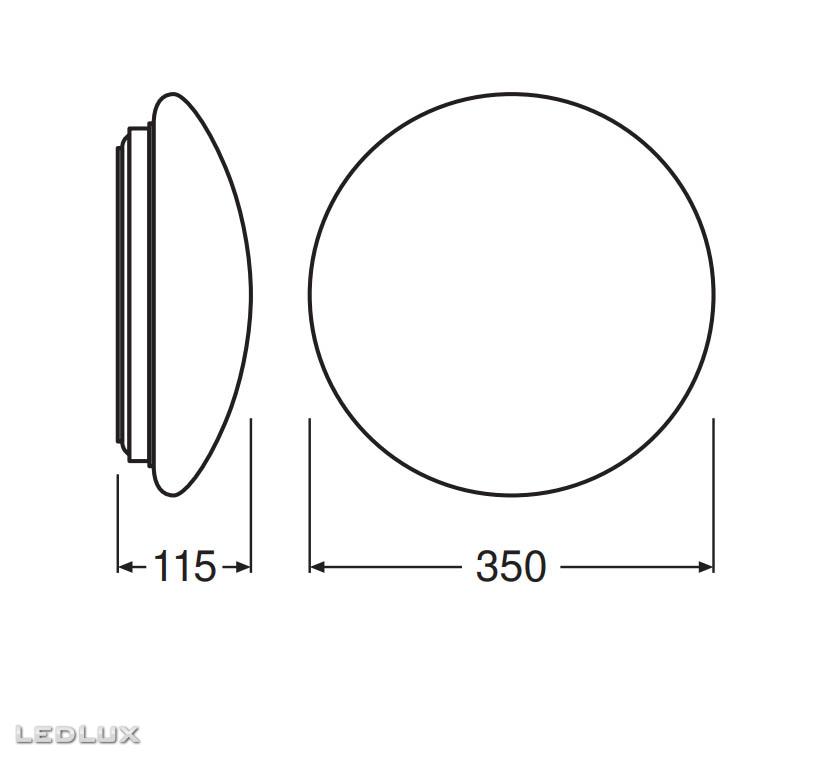 LEDVANCE SF Circular LED 350 18W IP44