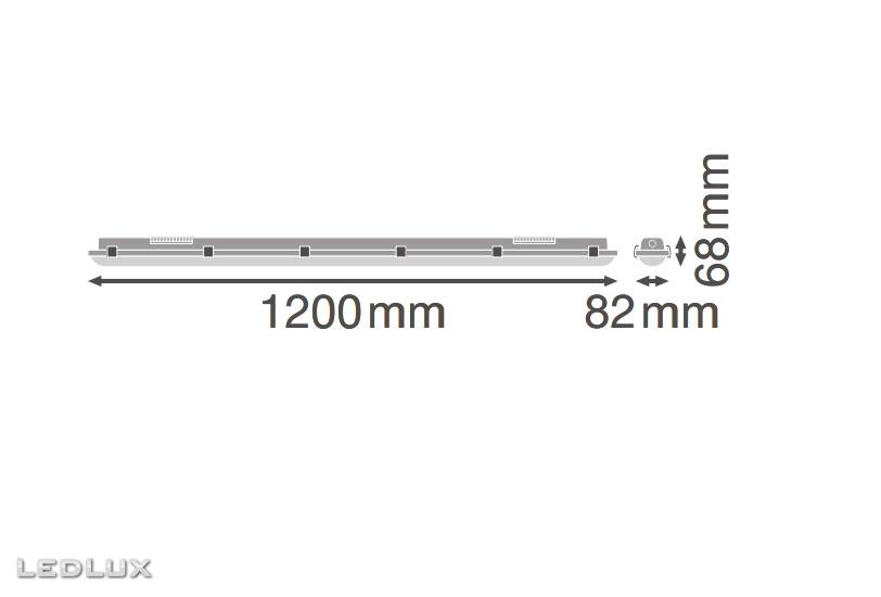 LEDVANCE Damp Proof DALI 120 LED 32W 4000K IP65