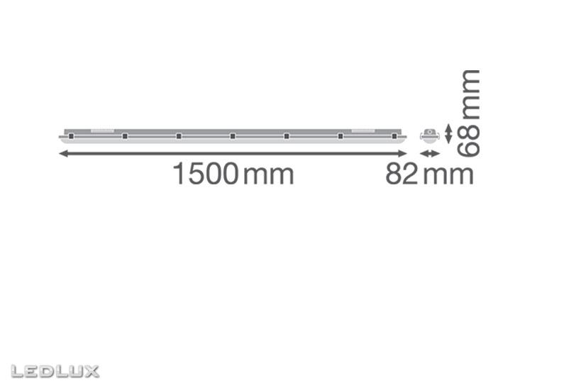 LEDVANCE Damp Proof DALI 150 LED 46W 4000K IP65