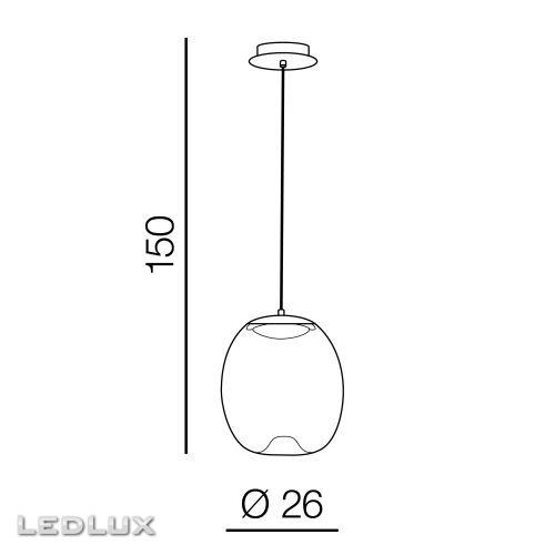 AZZARDO Helena B LED AZ3342