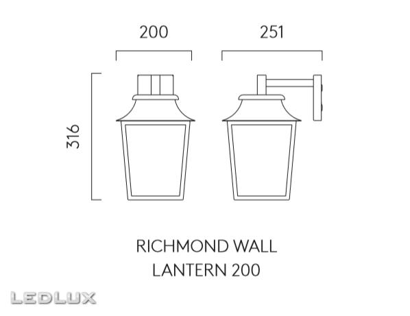 ASTRO Richmond 200 wall lantern 1340004