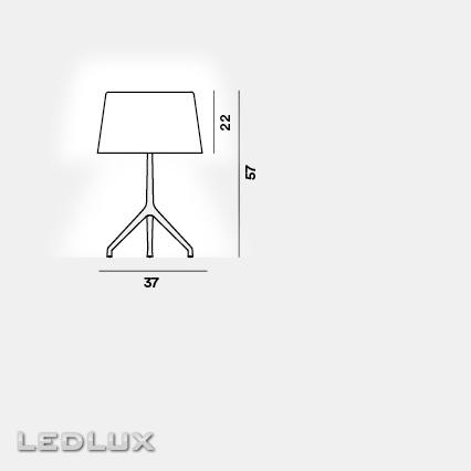 FOSCARINI Lumiere XXL FN191001A_11 Aluminium + White