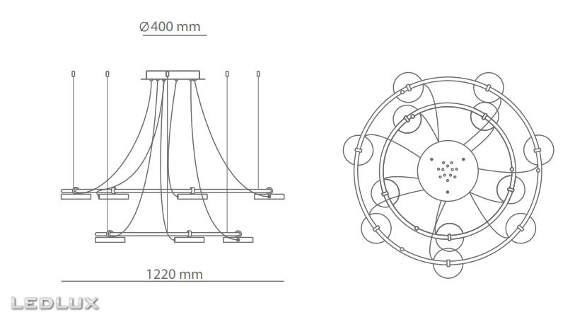 Estiluz ARO R40.1M1L black