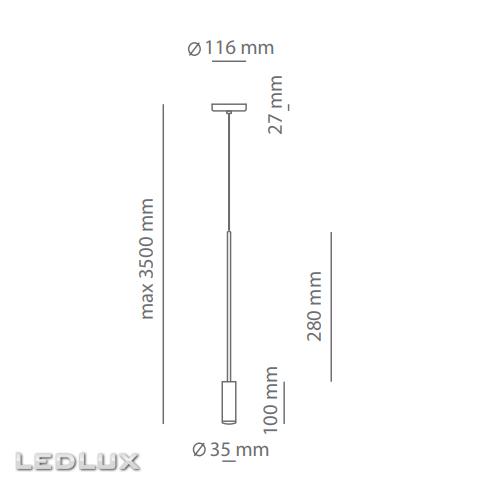 Estiluz VOLTA T-3534S (W) gold