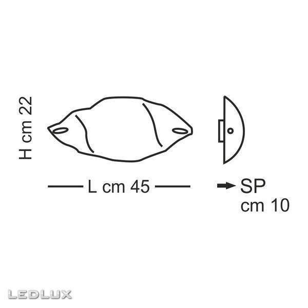 SIL LUX FIRENZE LP 6/212 C (Amber-03 Copper red-51)