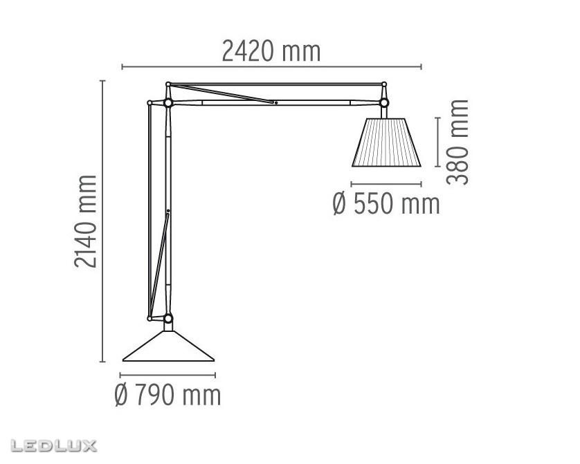 FLOS SuperArchimoon F6366020