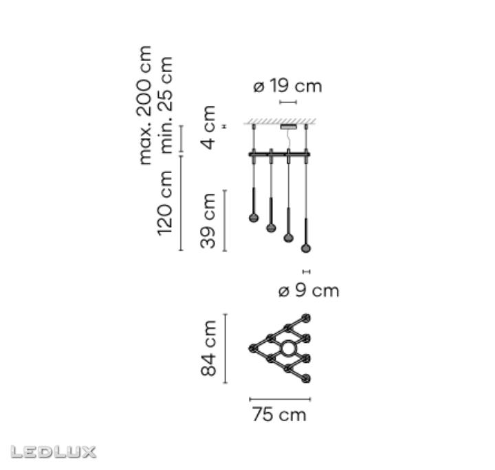VIBIA Algorithm 0825 18 /1A LED