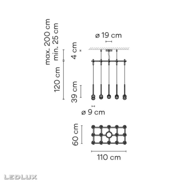 VIBIA Algorithm 0870 18 /1A LED