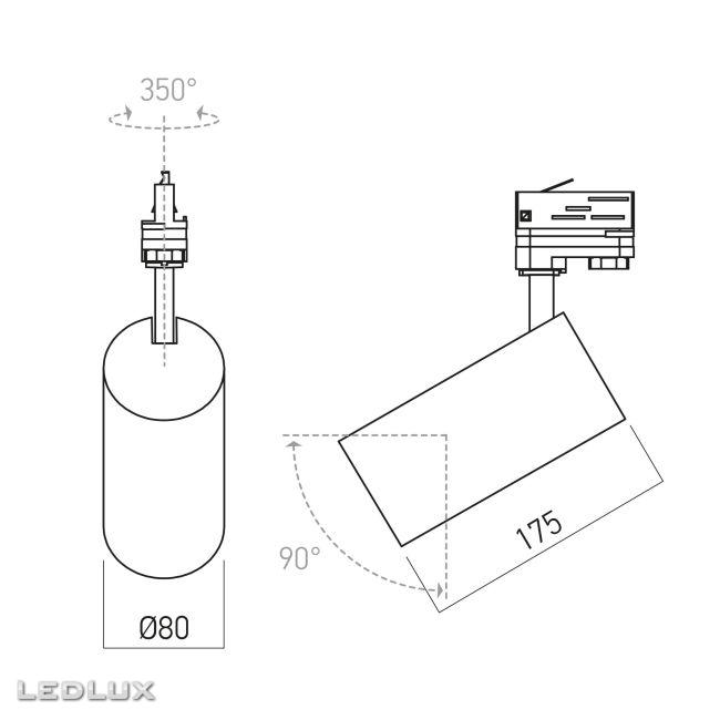 ARELUX XTILT TL03 (20W)
