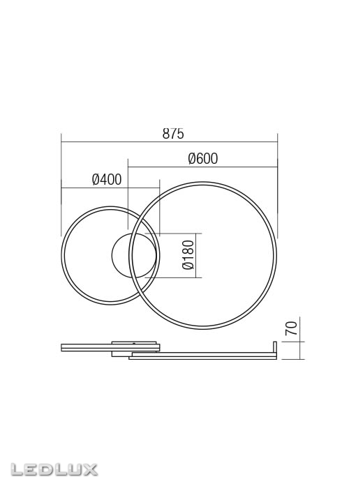 REDO Orbit ceiling DIRECT 01-3365 CCT