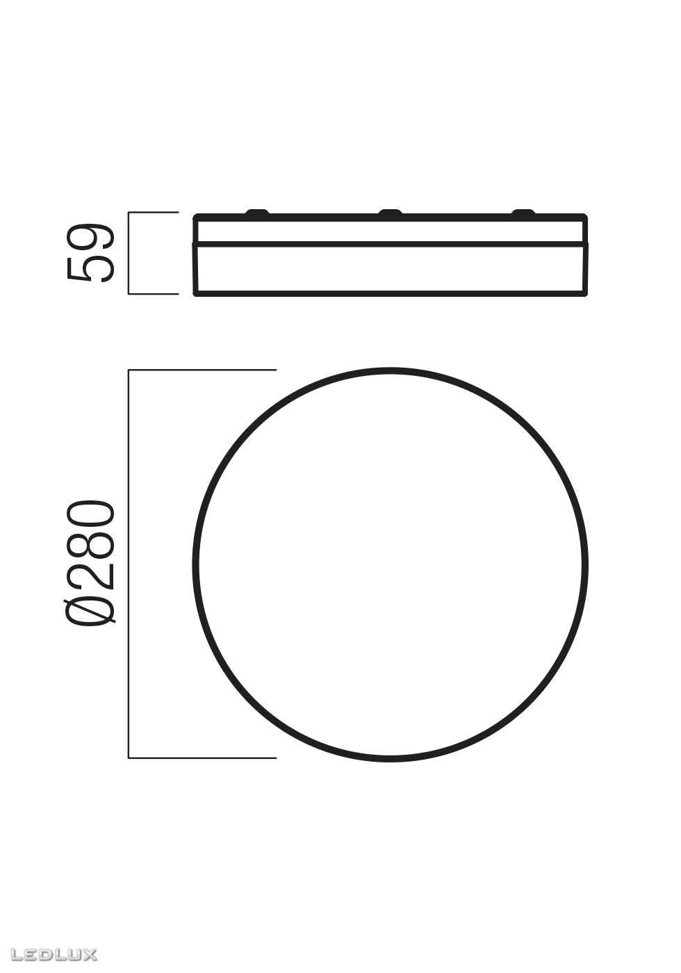 REDO Frisbi 01-3732 (Ø28 cm) CCT