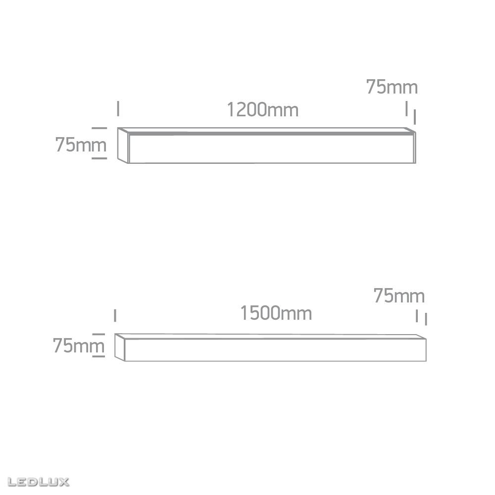 ONE Light lineárne svietidlo CCT 75mm biele 38161A/W/V