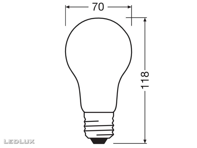 Ledvance LED Classic A 150 Filament P 17W 4000K Frosted E27