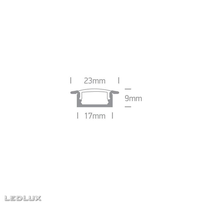 ONE Light 7902R/W ALU profil biely (2m)