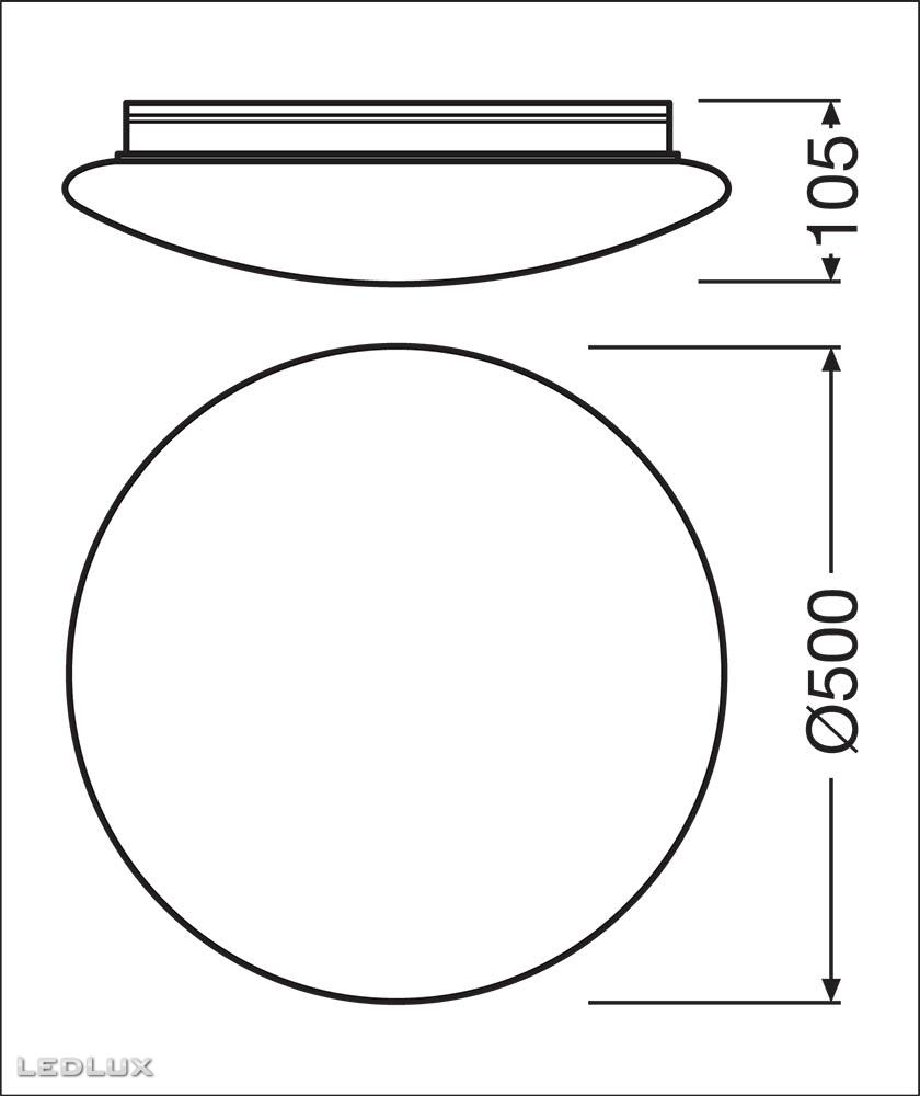 LEDVANCE SF Circular LED 500 42W/4000K Sensor IP44 PS