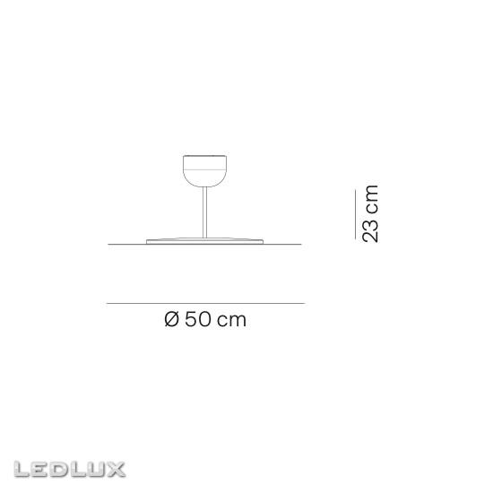 LUCEPLAN Millimetro ceiling Ø50 (23cm)