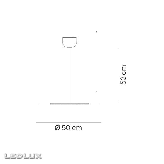 LUCEPLAN Millimetro ceiling Ø50 (53cm)