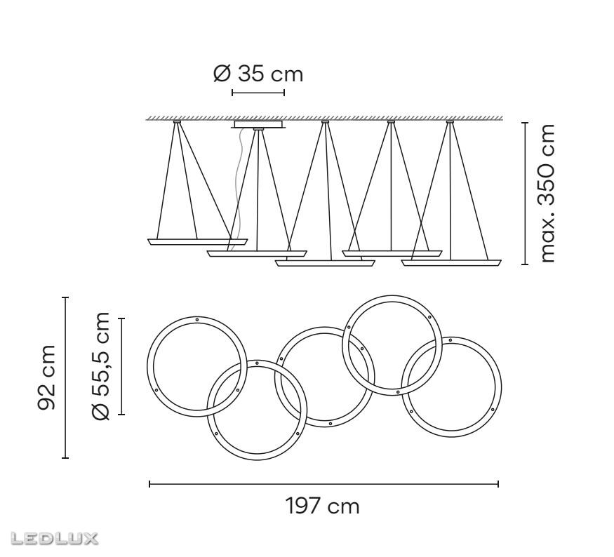 VIBIA HALO Circular 2333 03/ 23