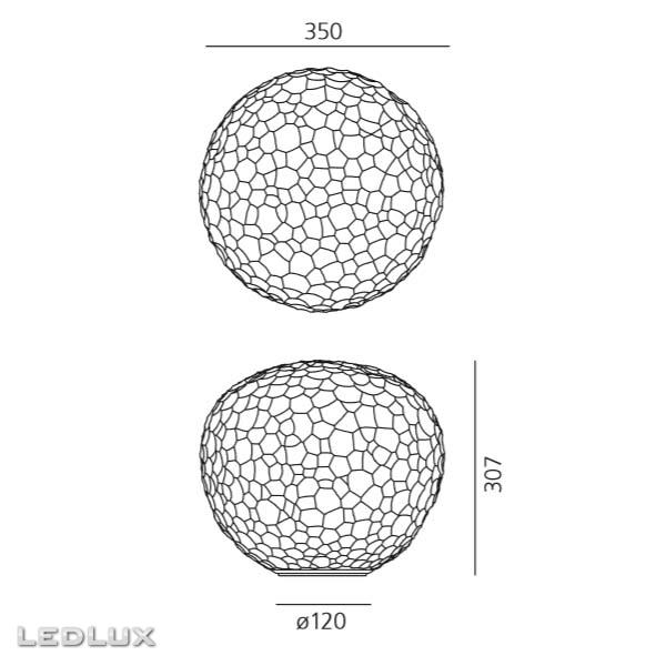 Artemide METEORITE 35 Table 1700010A