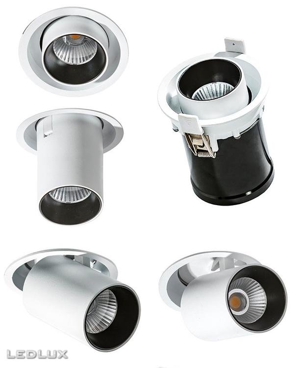 AZZARDO Luna 15W DIM AZ2828 white/black