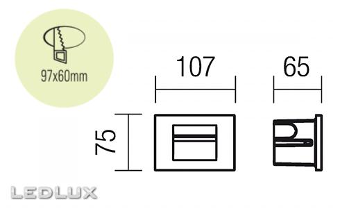 REDO Inner Recessed 9547 LED 4000K