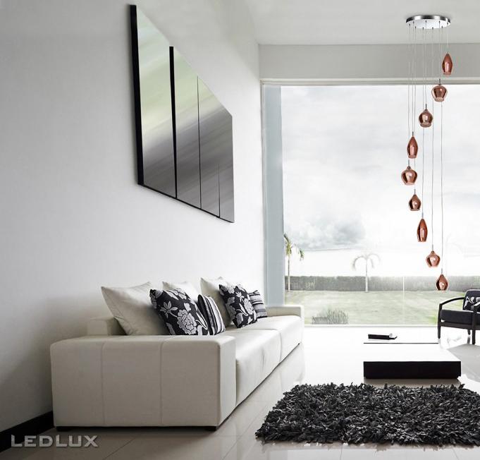 AZZARDO Amber Milano 9 AZ3134 copper