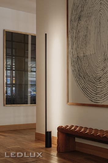 VIBIA Sticks 7348 stand-alone floor LED Black