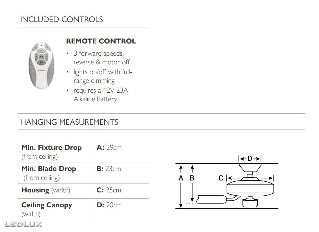 Elstead - KICHLER Eris (Ø152cm) IP44