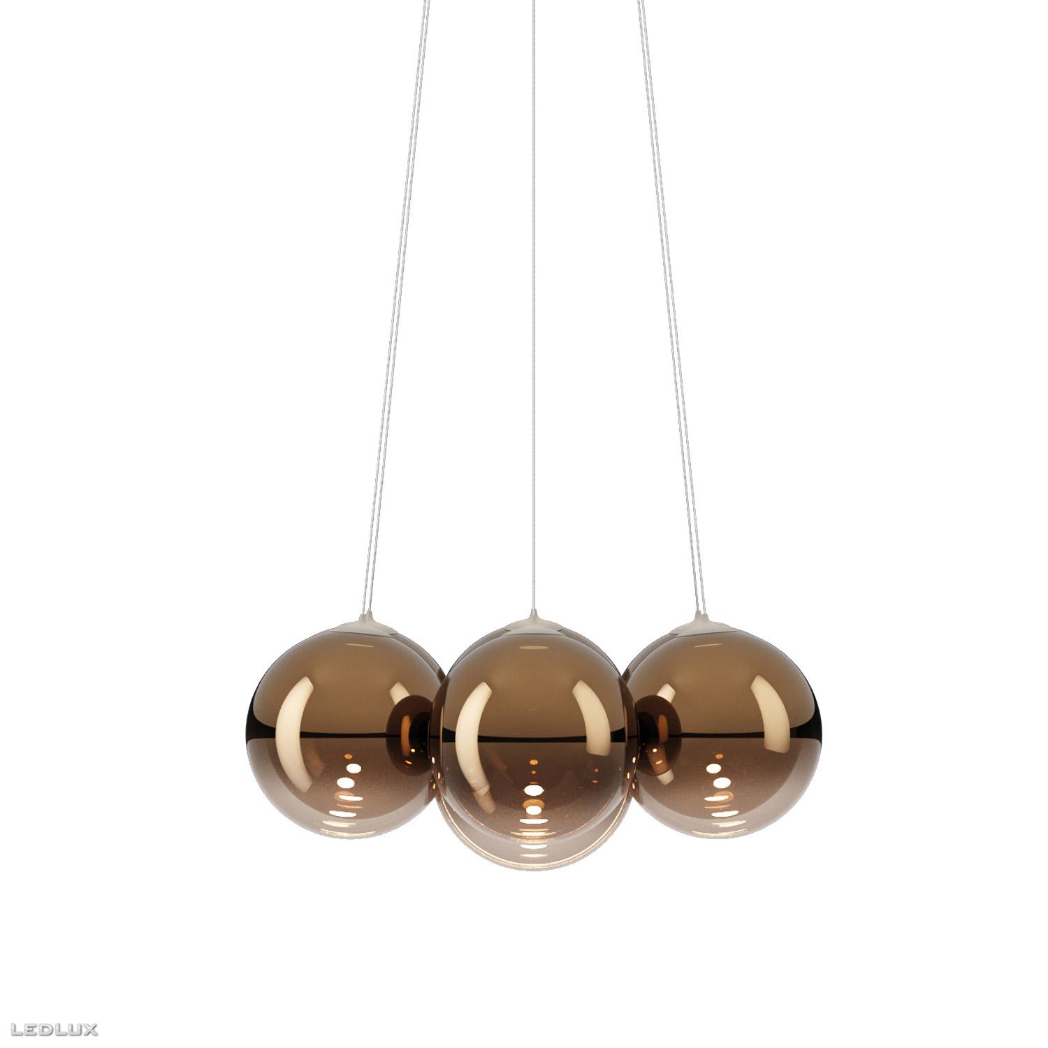 LODES Random CLOUD 7 lights Ø23 Glossy Bronze 22121 4627