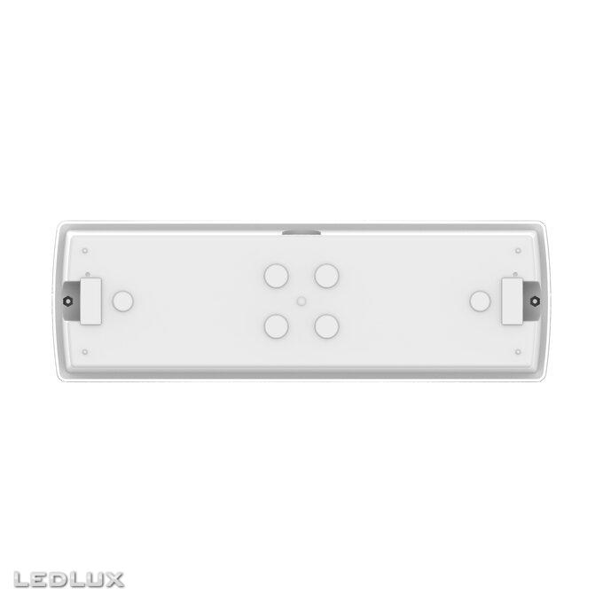 LEDVANCE Emergency Bulkhead Rectangular 1.3W 3H EM/AC AT