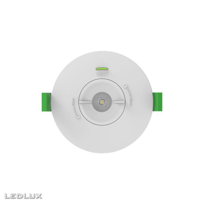 LEDVANCE Emergency Spot 1.3W 3H AT (+Surface Frame)