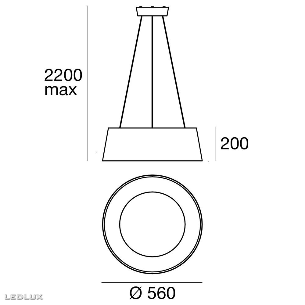 STILNOVO Oxygen White 8089 LED