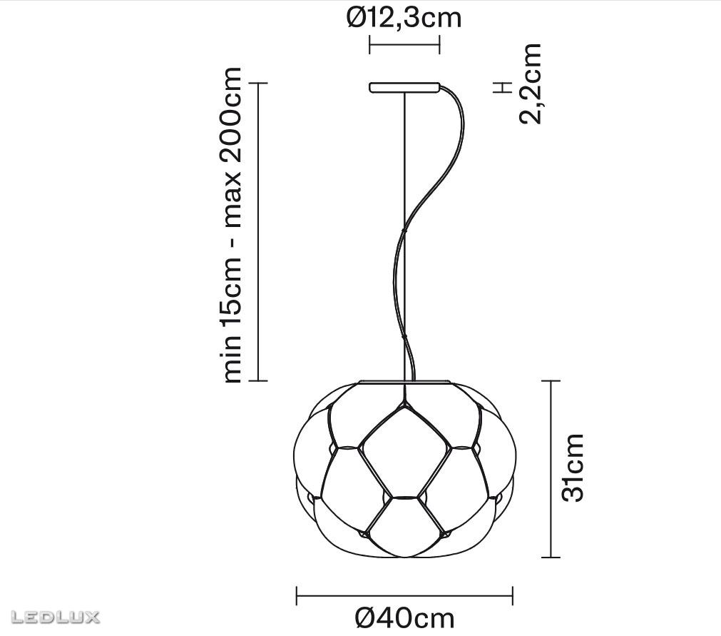 Fabbian F21 Cloudy LED F21A02 71