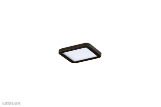 AZZARDO Slim 9 square AZ2833 black IP44 3000 K